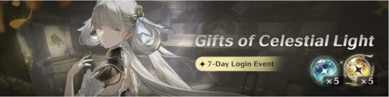 Gifts of Celestial Light - 7-Day Login Event